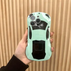 Read more about the article Lake Blue Realistic Supercar Model Mobile Phone Case: A Perfect Blend of Style and Protection